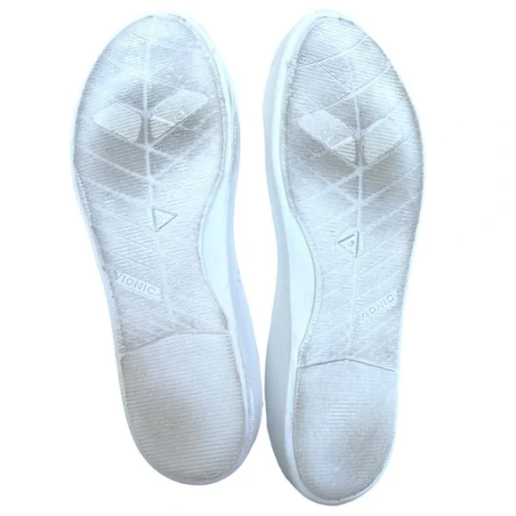 Vionic Beach Pismo White Terry Casual Supportive Sneaker Size 8 - Picture 6 of 6